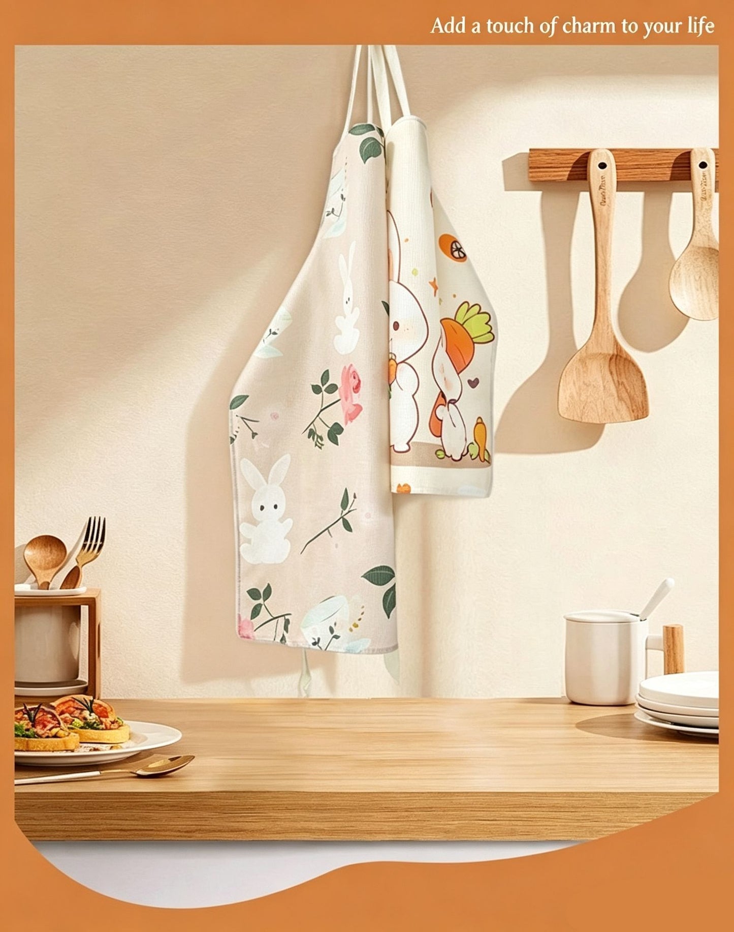 Celebration Christmas & Halloween Apron, 56x45 cm Flannel, soft and warm, standard fit, reinforced stitching for durability.