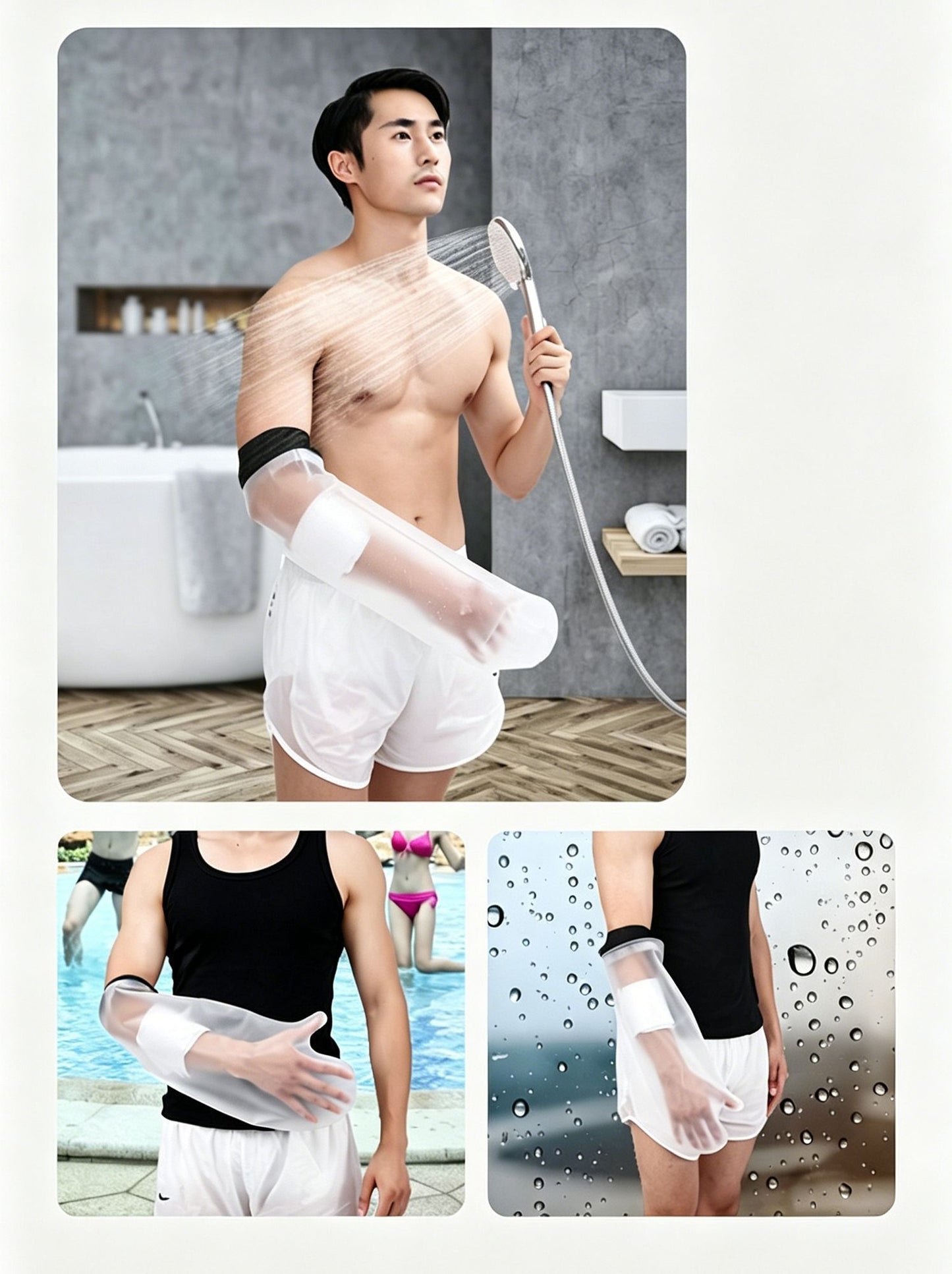 Adult Short Arm Cast Bath Protector