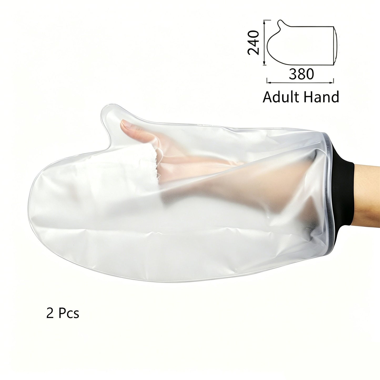 Adult Hand Cast Waterproof Shower Cover 2Pcs