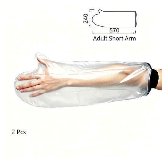 Adult Short Arm Cast Bath Protector 2Pcs