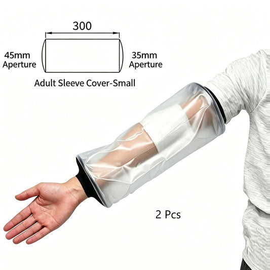Adult Elbow Wound Waterproof Sleeve 2Pcs