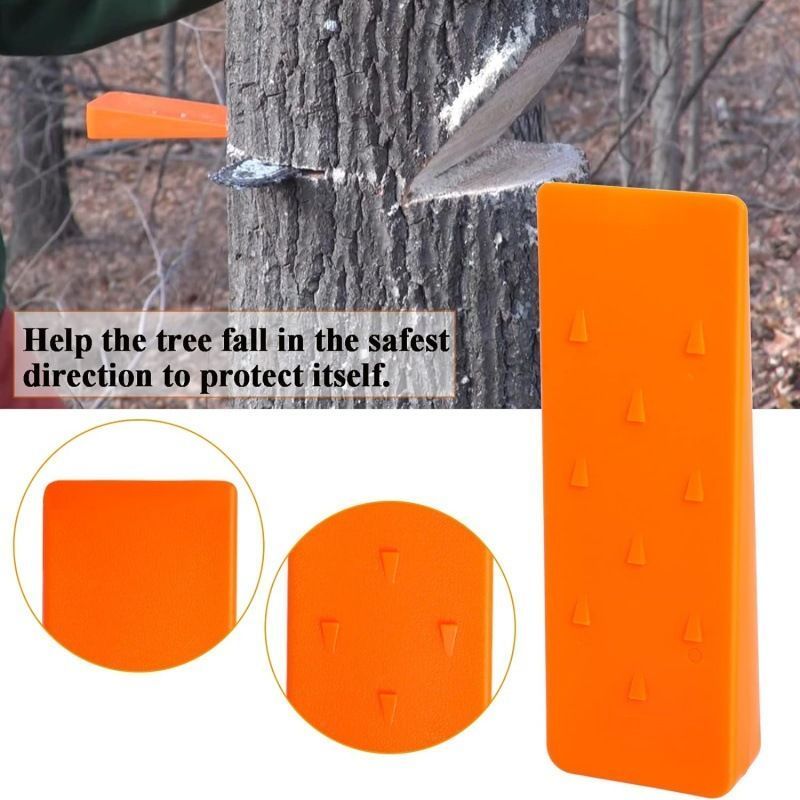 10 Inch Plastic Log Felling Wedges 2Pcs Farm Garden Tree Cutting Tool