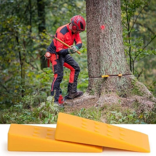 5+10 Inch Plastic Timber Wedge Set 4Pcs Garden Tree Cutting Supplies