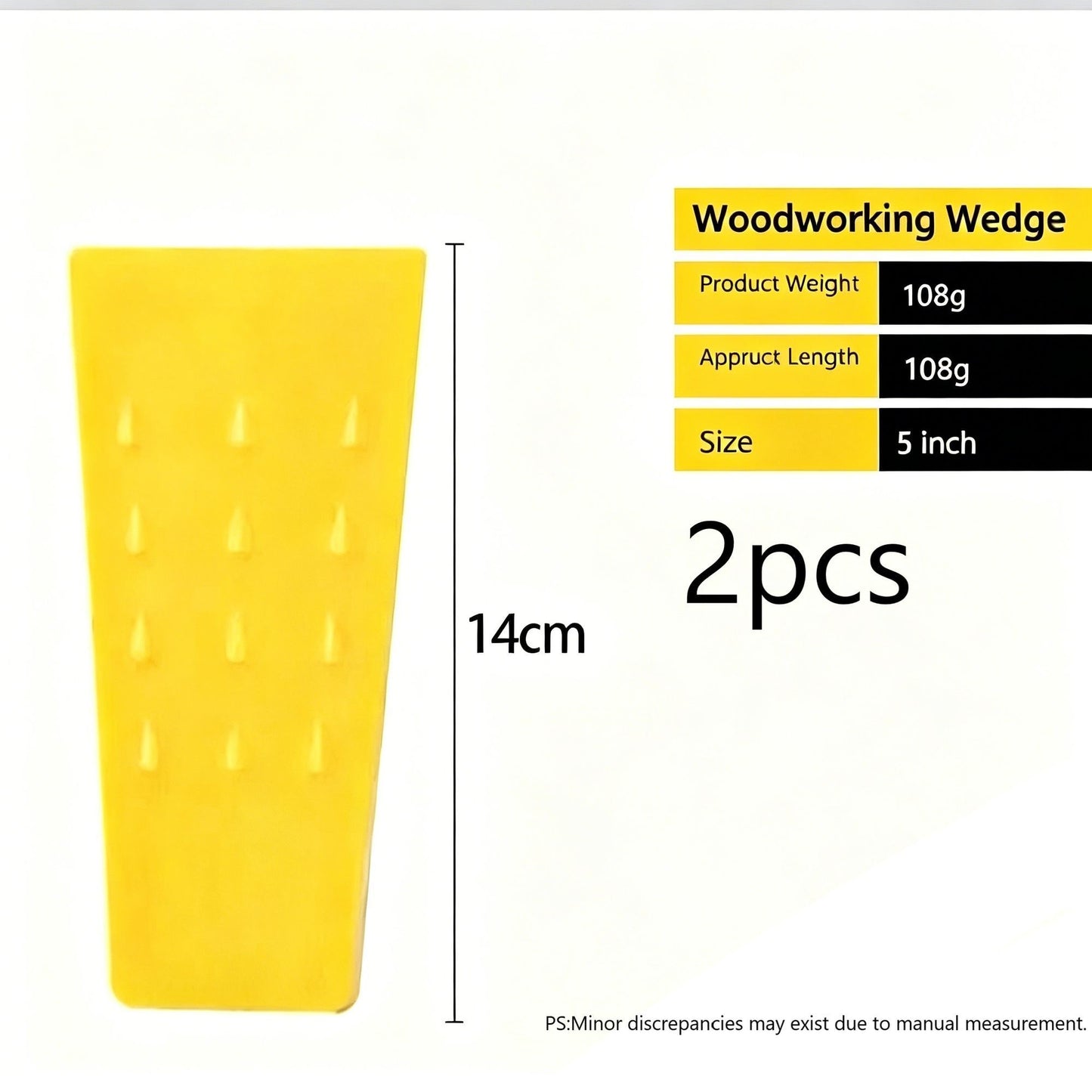 5/8/10 Inch Complete Tree Felling Wedge Set 6Pcs Plastic Garden Timber Tools