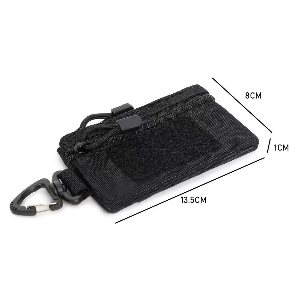 Multi‑Functional Belt Waist Pack, Compact Zipper Storage Bag for Keys and Sundries, Khaki, Ideal for Trekking and Casual Daily Wear, Christmas Halloween Everyday Carry Present