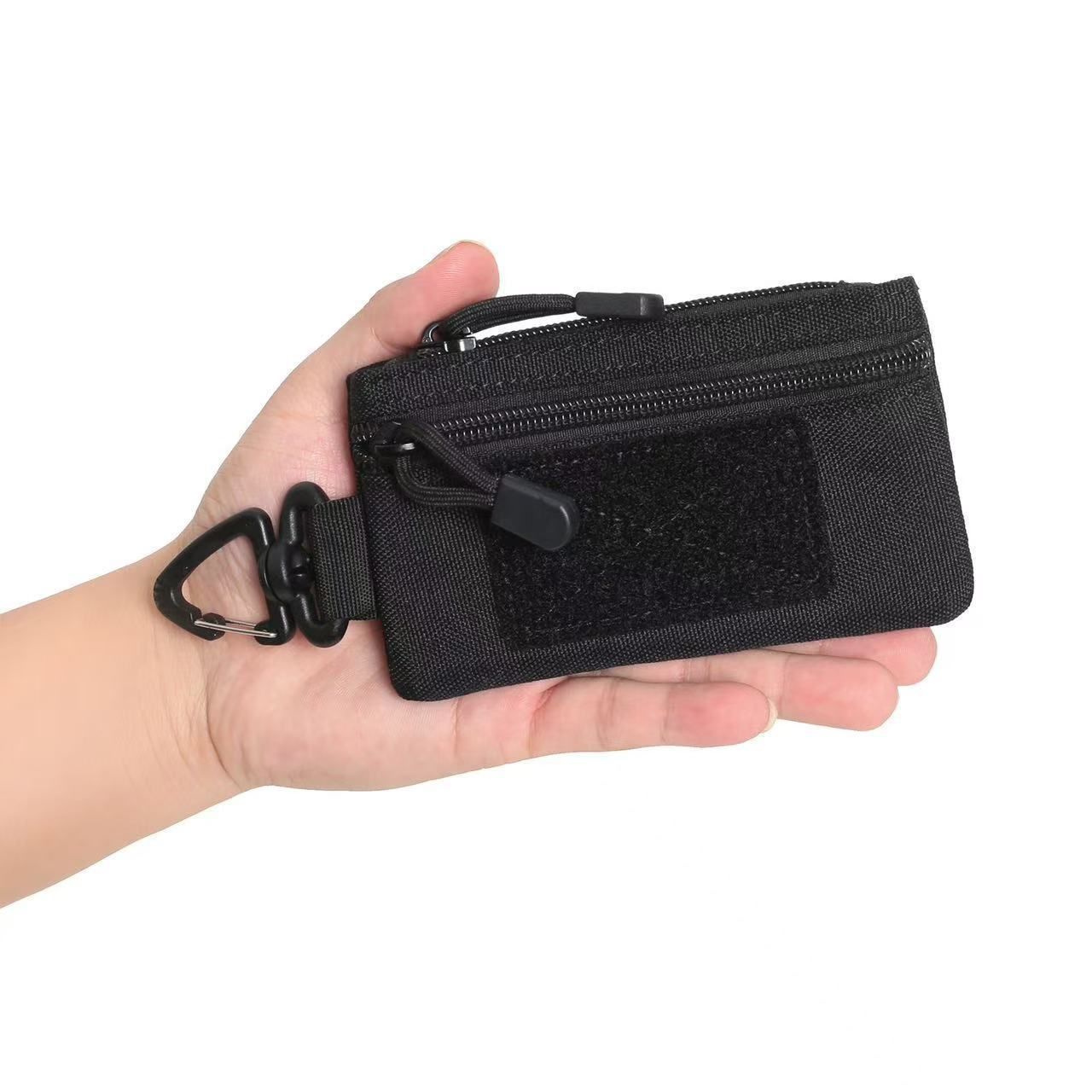 Multi‑Functional Belt Waist Pack, Compact Zipper Storage Bag for Keys and Sundries, Khaki, Ideal for Trekking and Casual Daily Wear, Christmas Halloween Everyday Carry Present