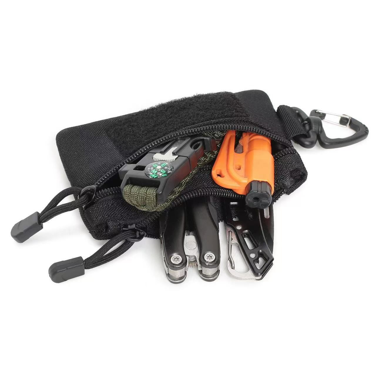 Multi‑Functional Belt Waist Pack, Compact Zipper Storage Bag for Keys and Sundries, Khaki, Ideal for Trekking and Casual Daily Wear, Christmas Halloween Everyday Carry Present