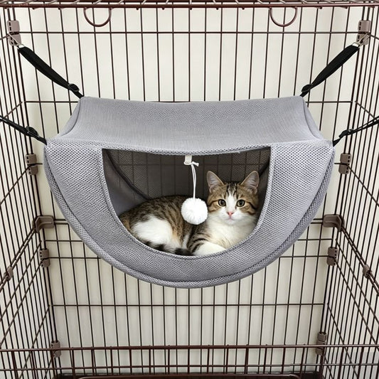 Cat Cage Hammock - Grey 47×38×28cm