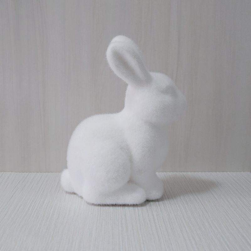 2PS Moss Bunny Decor 9.5cm High