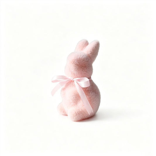 2PS Moss Bunny Decor 9.7cm High