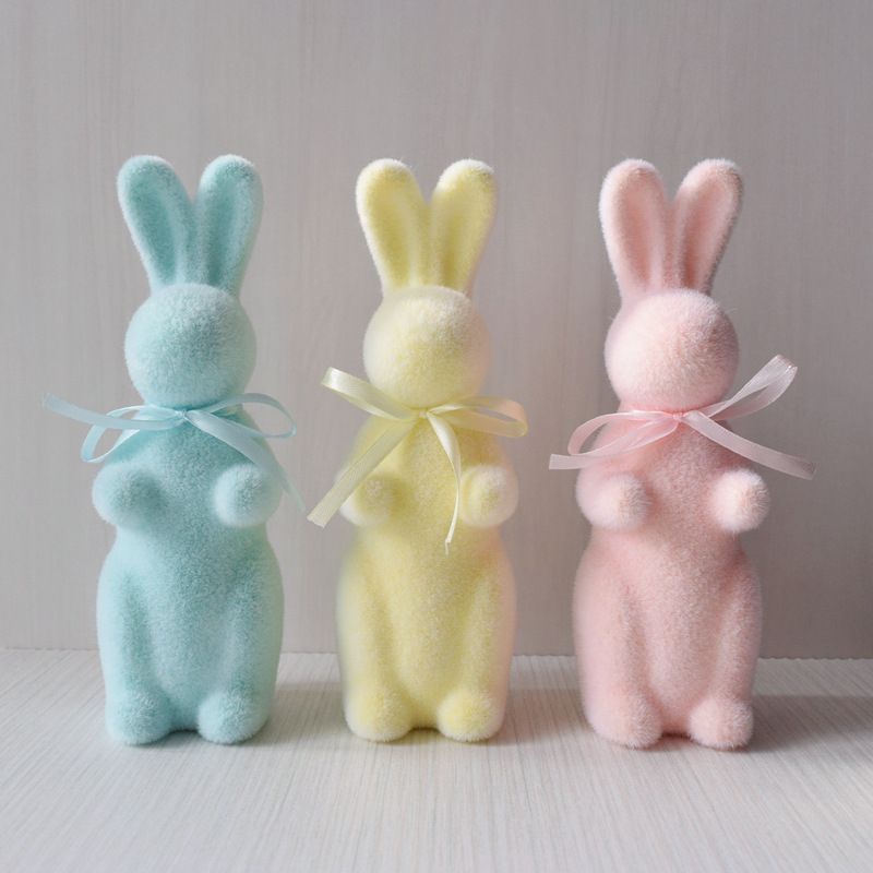 4Pcs Moss Bunnies 9.5cm