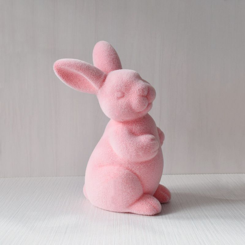 Moss Bunny Decor 8cm High