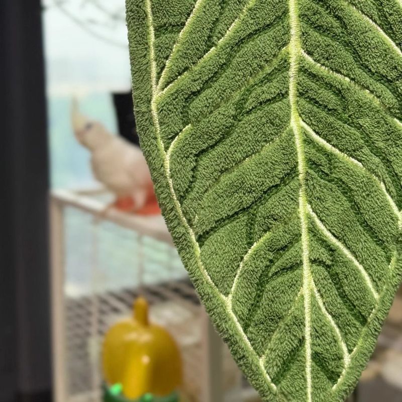 2 Pack Leaf Pattern Hand Towels