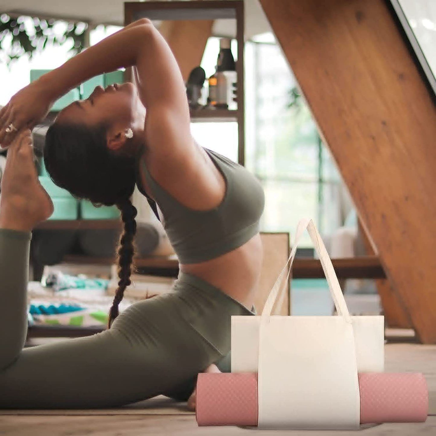 Yoga Hand Bag - Apricot