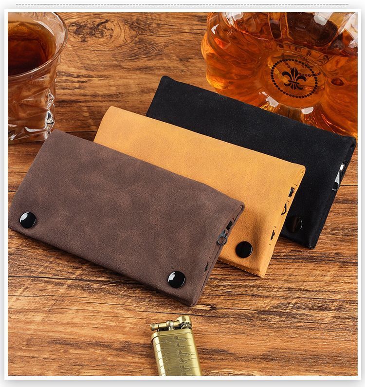 Matte Leather Storage Bag Purple