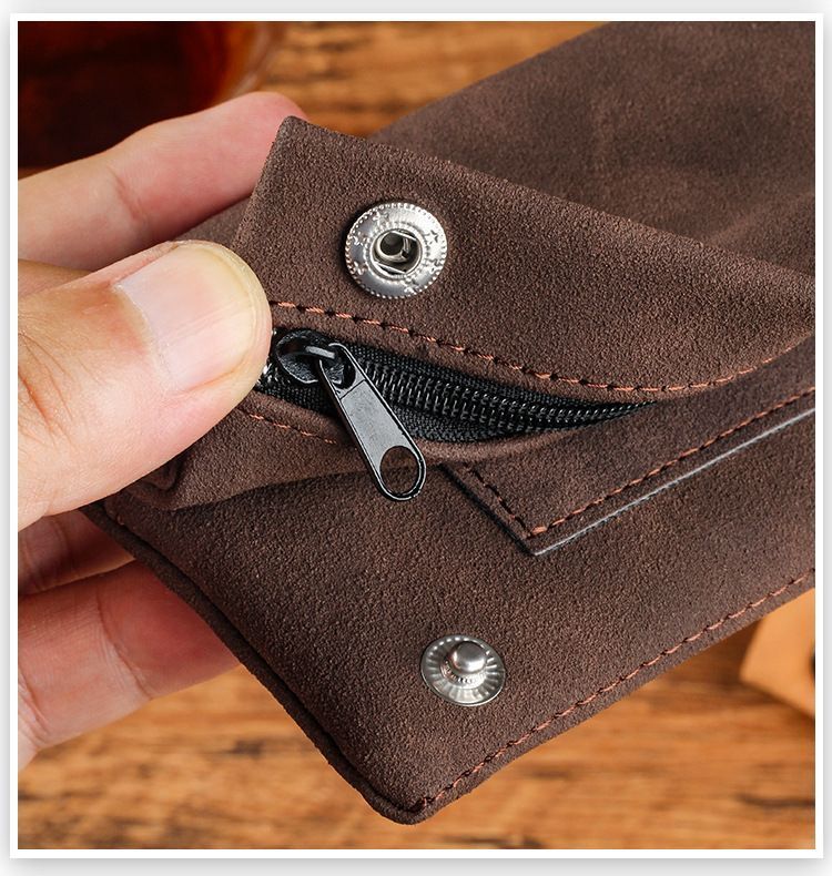 Matte Leather Storage Bag Purple