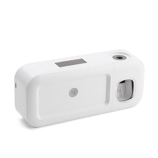 White No-Drill UV Toothbrush Holder