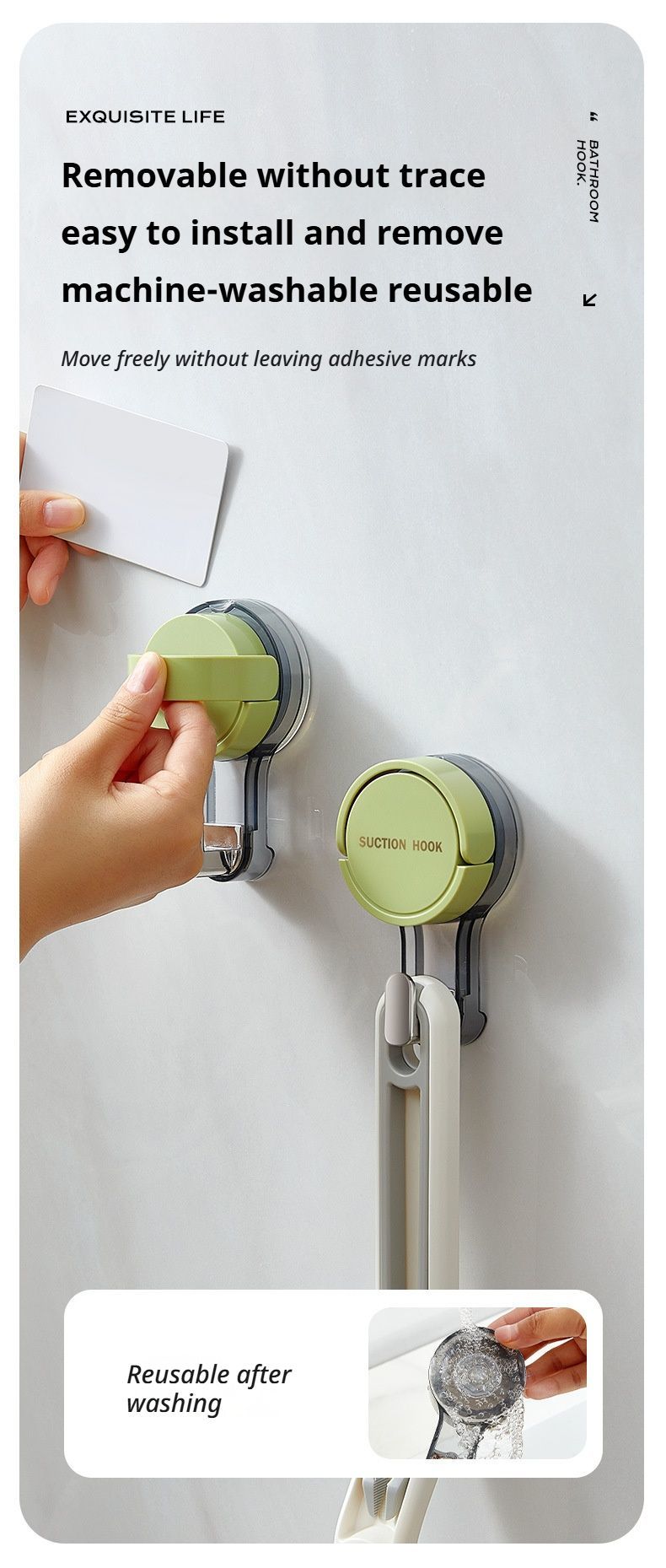 yellow Suction cup hook