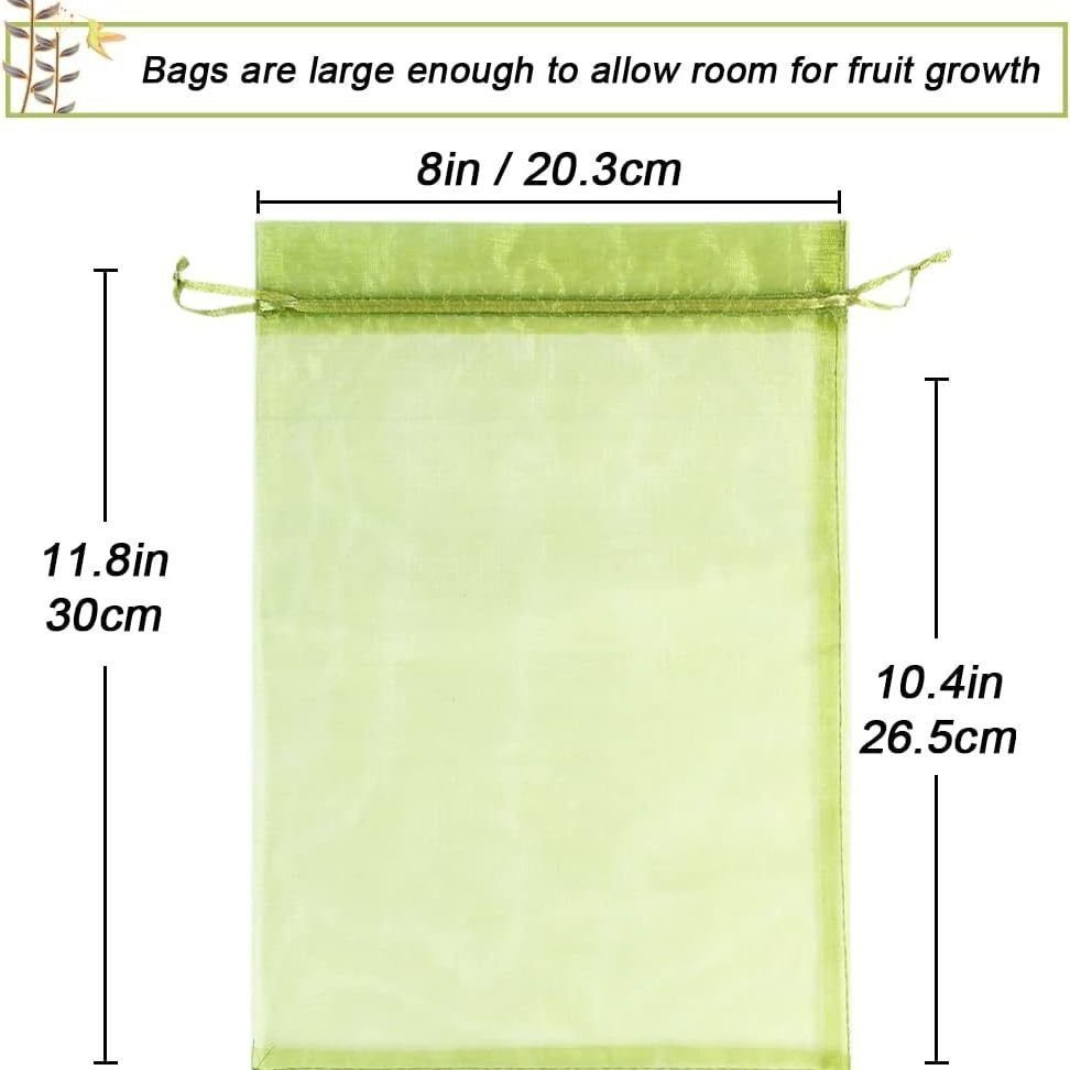Insect-proofMeshBags,Yellow,20-Pack