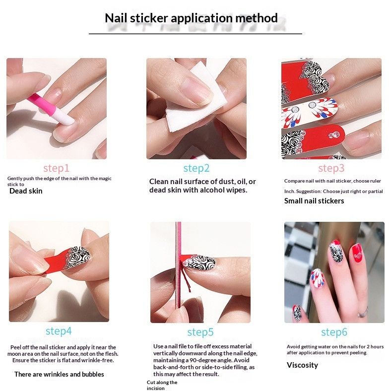 NailPolishFilmNailStickersZE-0888