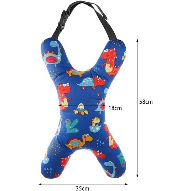 Pillow of Travel for Children Cushion of Car in Shape of X of Siege Auto Doux of Rest Adjustable for Adults Holder of Head and Neck for Long Journeys