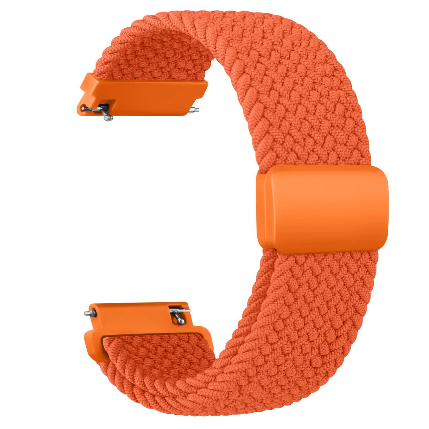 20mm Braided Sololoop for Garmin Vivoactive 5/3/3 Music Band Wristband for Garmin VivoMove3/Trend/Sport Venu SQ/SQ2/2plus Strap Rainbow Rainbow 20mm