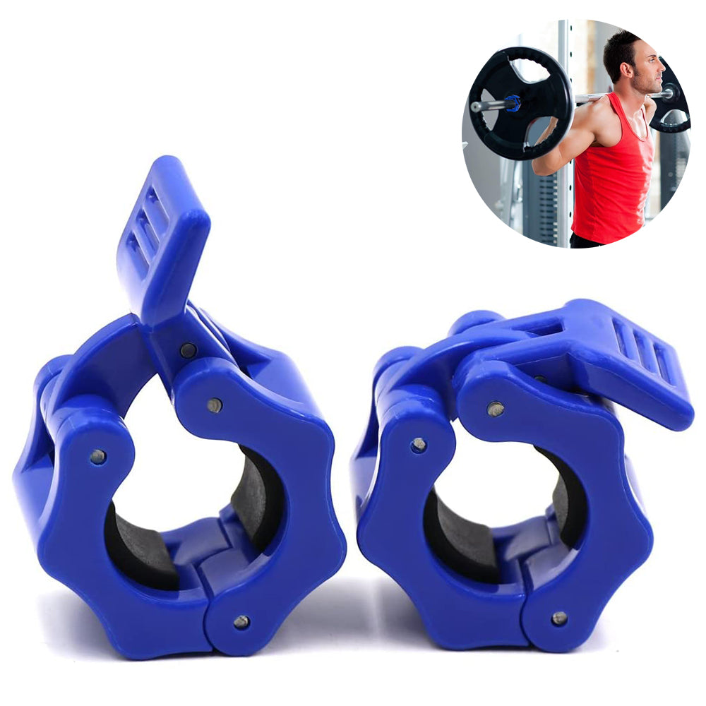 pcs Gym Barbell Clamps Quick Release Barbell Collar Clamps for