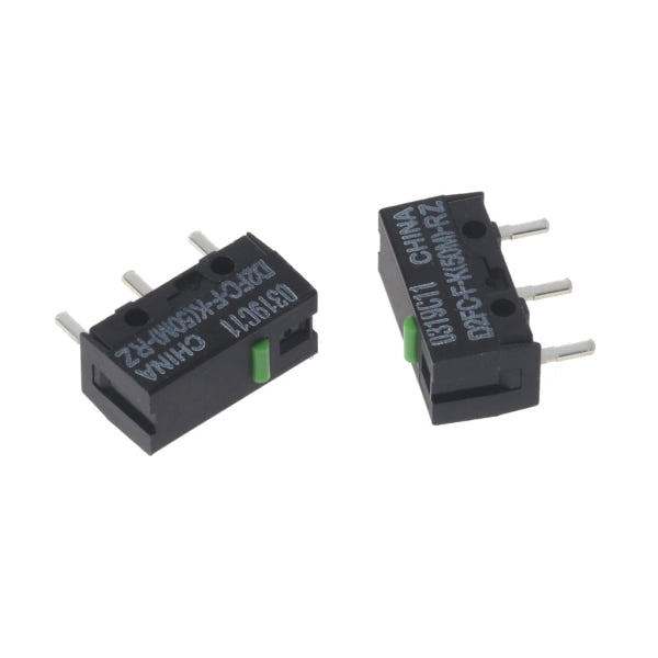 2pcs Green Dot Mouse Microswitch D2FC-FK(50M)-RZ for Razer Mouse Microswitches 50 Million Clicks for Lifetime