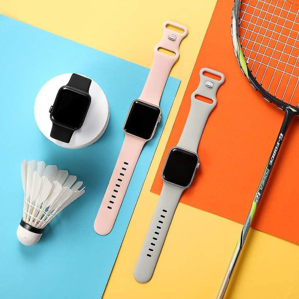 [14-Pack] Watch Bands Compatible with Apple Watch Bands 40mm 38mm 41mm Series 7/6/5/4 Women Men, Soft Silicone Sports Bracelets for I