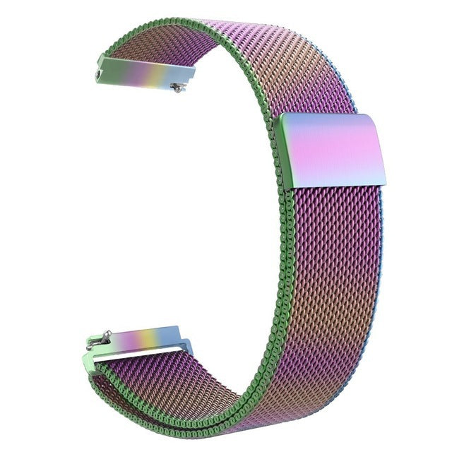 Stainless Steel Milanese Magnetic Watch Band for Garmin venu 2/venu SQ/venu 2S Venu SQ Black