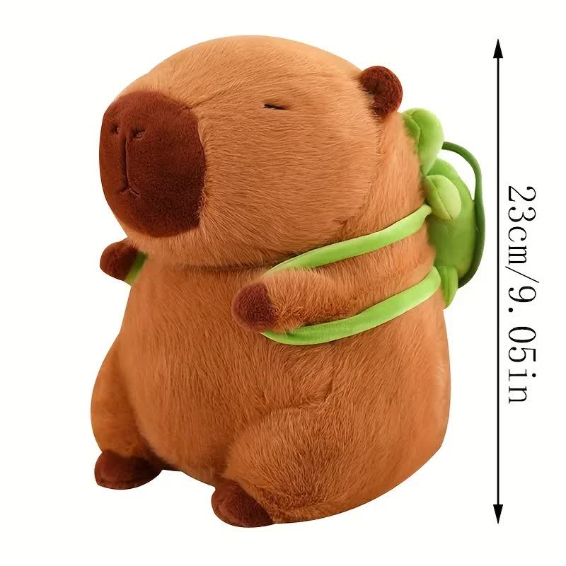 23cm Capybara Plush Simulation Capybara Anime Fluffy Toy Cute Doll Stuffed Animal Soft Doll Plush Christmas Thanksgiving Gift