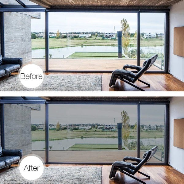 One-way mirror film window sun protection glass sticker - Campaign - Silver - Silver 40x200cm Silver-silver—max Silver-silver 40x200 cm