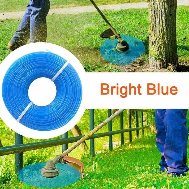 Round Nylon Wire Spool for Trimmer Brushcutter Diameter 1.6 mm Length 100 m, Replacement Wire Trimmer Wire..DEBUNS
