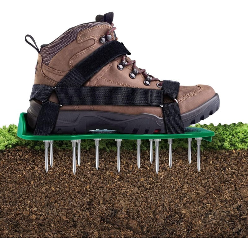 Lawn Aerator Sandals Free Installation, Grass Spike Shoes Grass Vertical Cutter Grass Shoes Garden