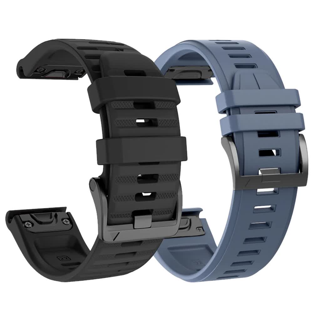 22mm 26mm Silicone Strap for Garmin Fenix 7X 7 Pro Solar/6X 6 Sapphire 5 5X Plus 3 3HR/Epix QuickFit WatchBand 1:1 Official Band style1 Army green style1 Army green QuickFit 22mm