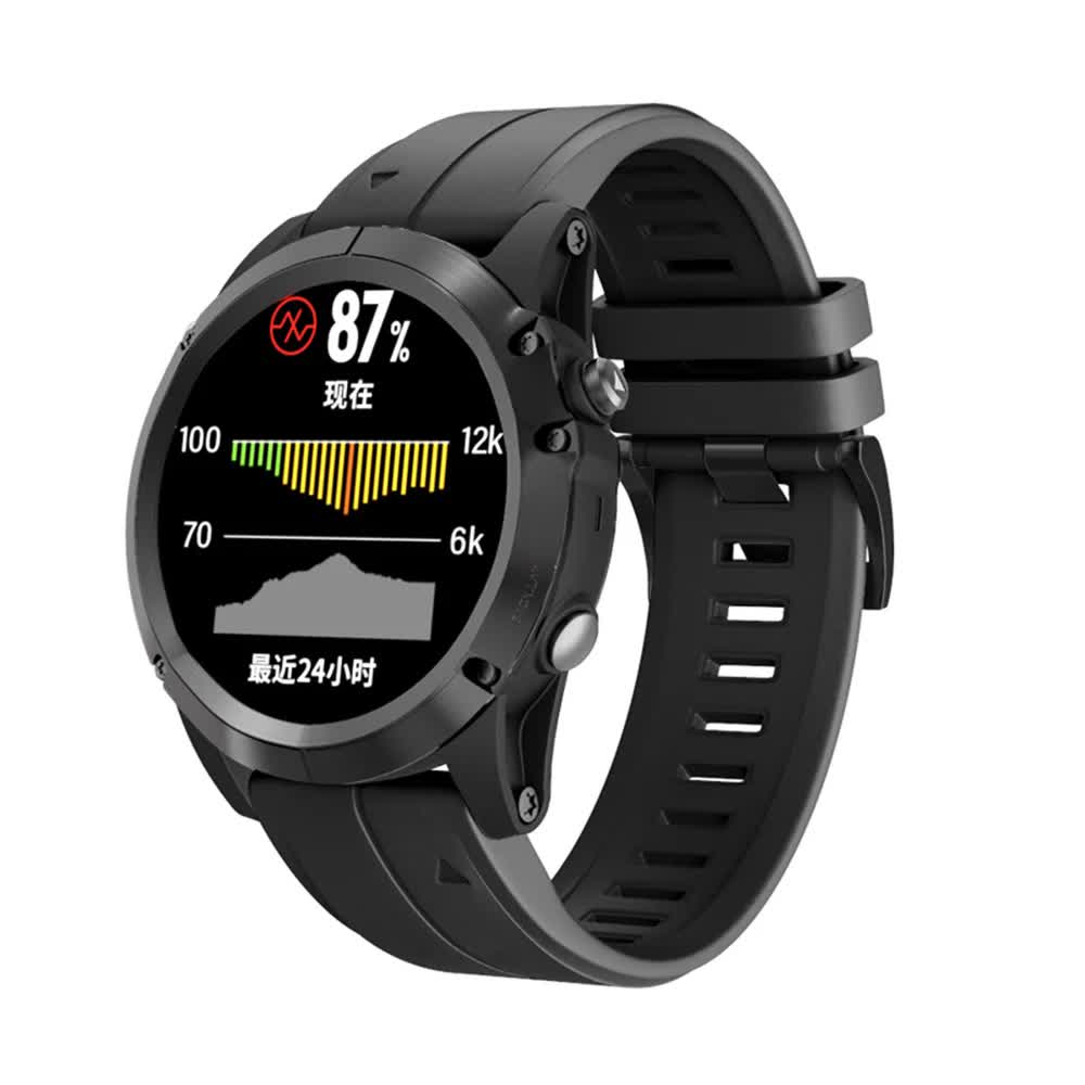 22mm 26mm Silicone Strap for Garmin Fenix 7X 7 Pro Solar/6X 6 Sapphire 5 5X Plus 3 3HR/Epix QuickFit WatchBand 1:1 Official Band style1 Army green style1 Army green QuickFit 22mm