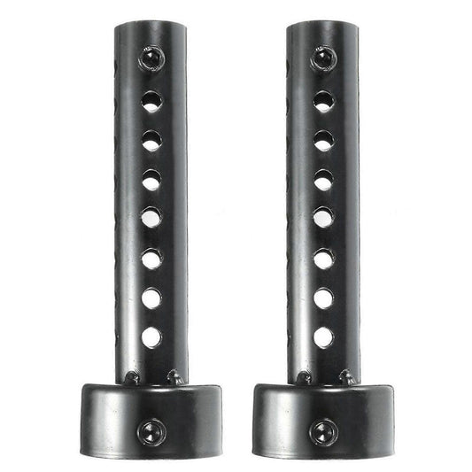2x Universal Motorcycle Exhaust Pipe Silencer Db Killer 48mm Black