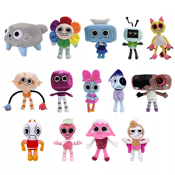 Pebble Plush Toy Dandys World, Soft Stuffed Animal Gift for Children, A1 Size