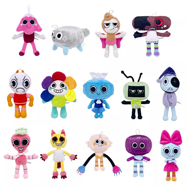 Pebble Plush Toy Dandys World, Soft Stuffed Animal Gift for Children, A1 Size
