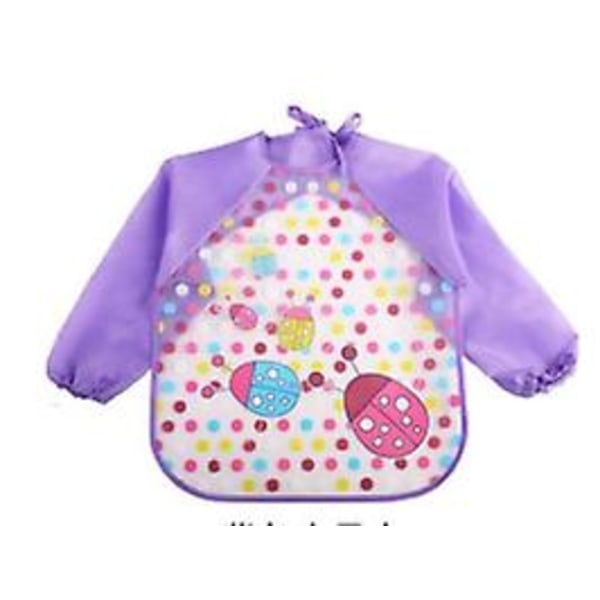pcs bibs with sleeves, waterproof long sleeve bibs, unisex, for toddlers