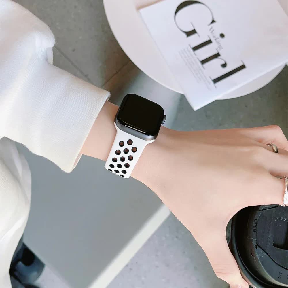 Compatible with Apple Watch Wristband 45mm 49mm 44mm 40mm 41mm 42mm correa iWatch Ultra 2 Series 9 8 SE 7 6 5 4 3 Black Purple 11 SM