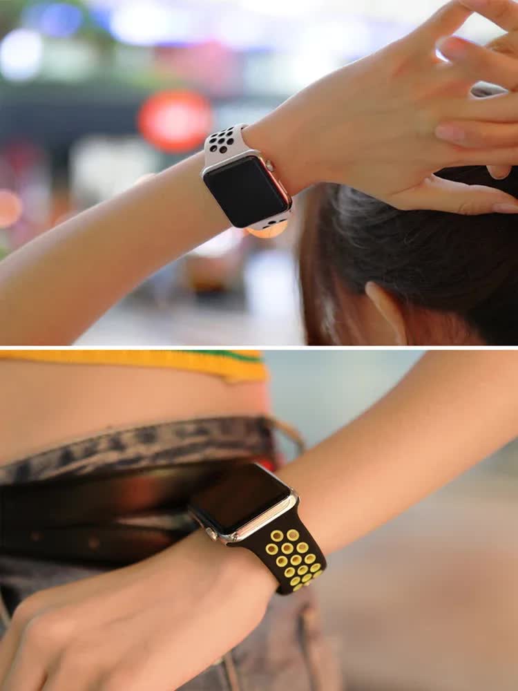Compatible with Apple Watch Wristband 45mm 49mm 44mm 40mm 41mm 42mm correa iWatch Ultra 2 Series 9 8 SE 7 6 5 4 3 Black Purple 11 SM