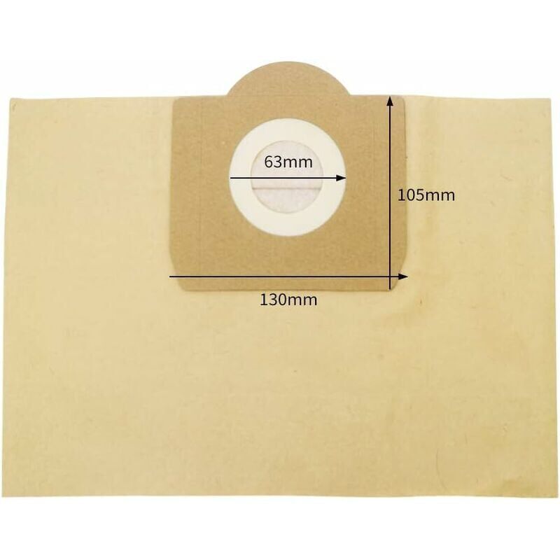 Karcher WD3 Vacuum Cleaner Bags, 5-pack straight vacuum cleaner bags for Karcher WD3, WD 3 Premium, WD3200, WD3500P, A2204, A2204, A2534, SE4001.._MGF
