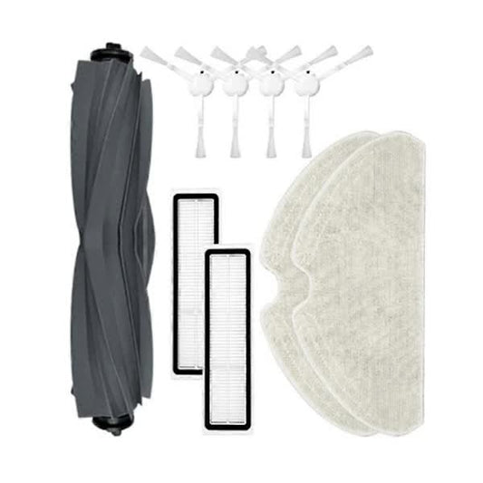 Accessories for Bot D10s Robot Vacuum Cleaner Roller Main Brush Side Brush Hepa Filter Mop Pad Spare Parts As Shown