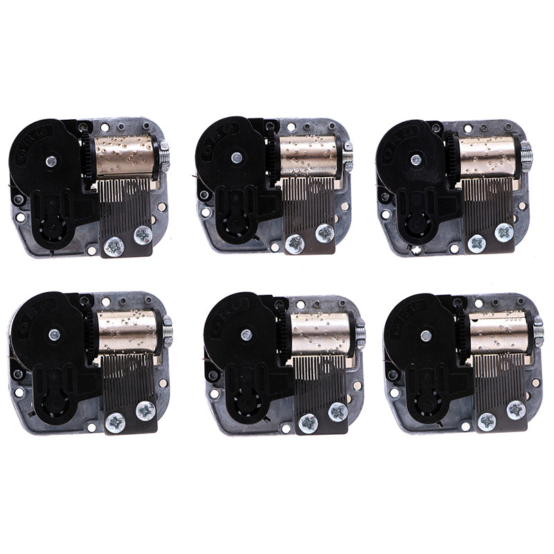 Mechanical DIY Music Box Sankyo Musical Movement + Screws + Black A3:Merry Christmas