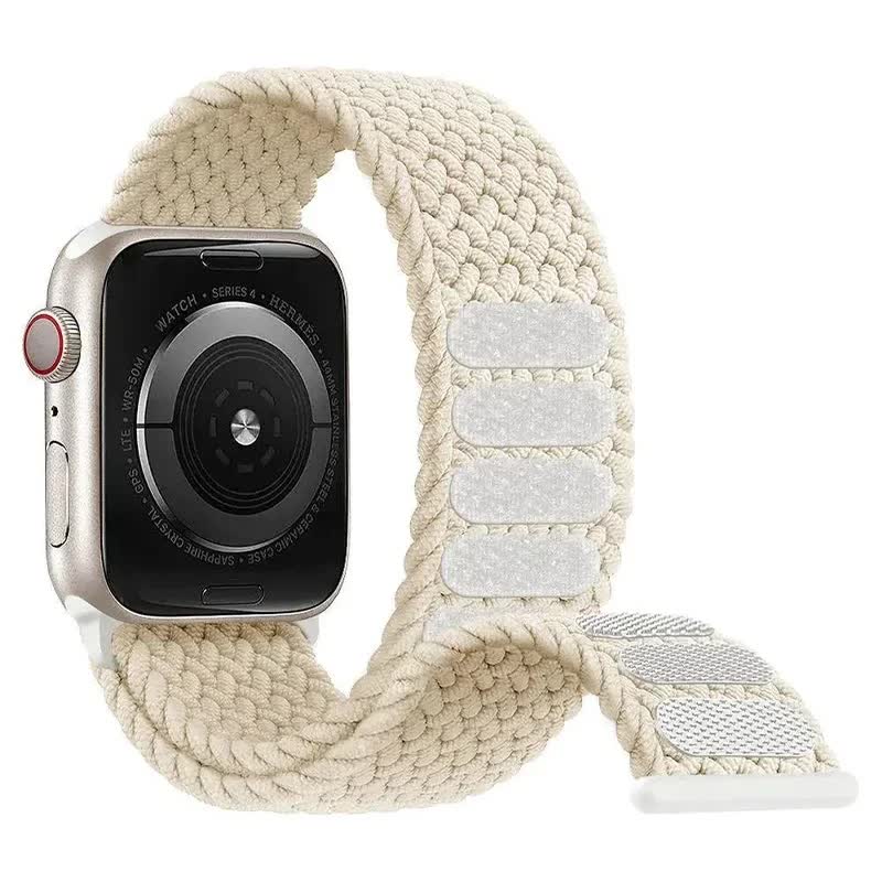 Braided Solo Loop for Apple Watch Ultra band 49mm 45mm 41mm 44mm 40mm 42mm bracelet iWatch series 9 7 SE 8 6 5 4 3 band SummerU SummerU 38 40 41mm-S