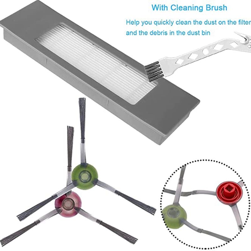Deebot T9+ Max Power Robot Vacuum Cleaner Accessories Replacement Kit