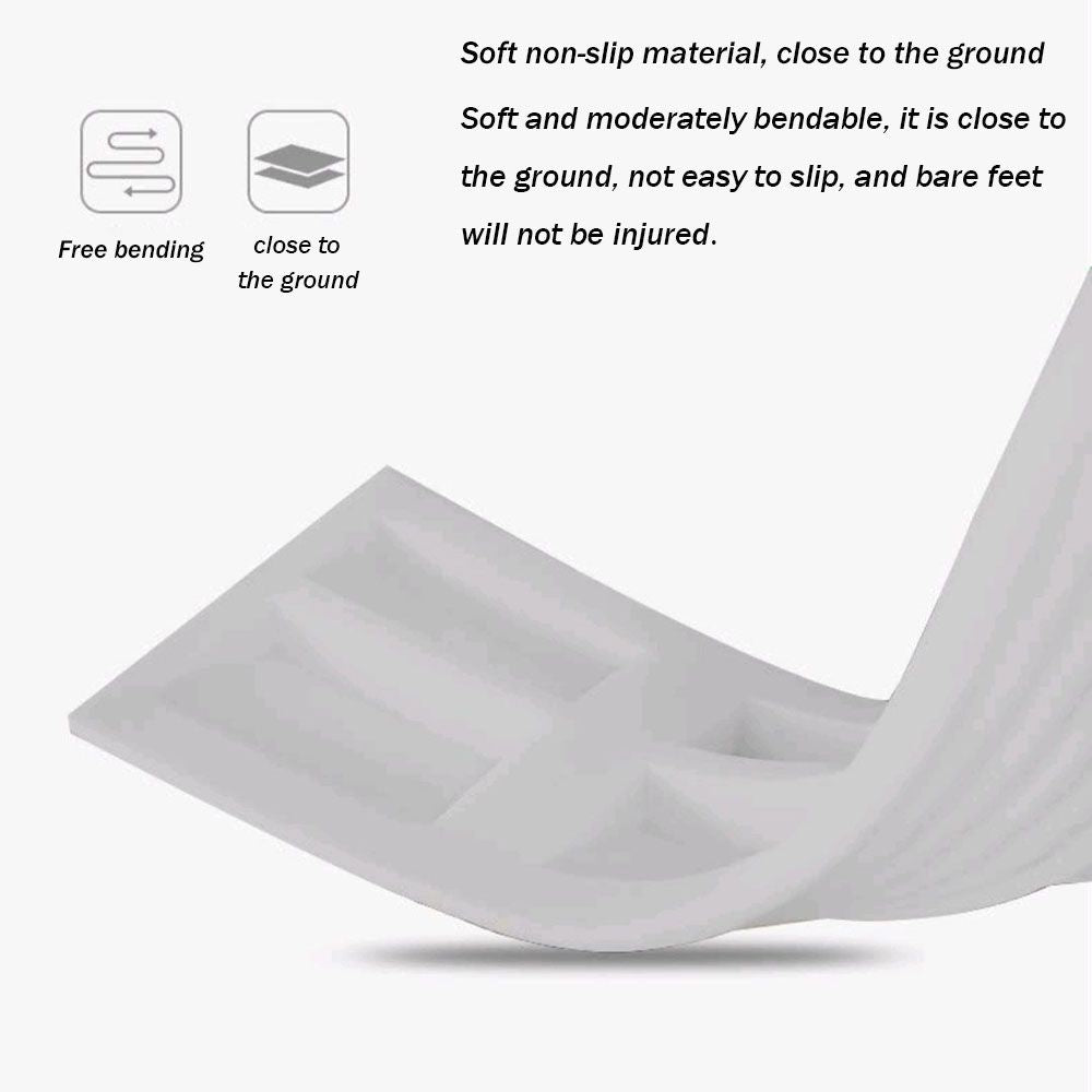 Replacement ramp for robot vacuum cleaner, threshold ramp for doors, gray