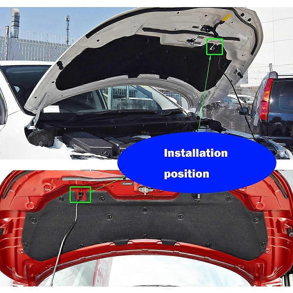 Compatible with Nissan Qashqai j11 NV200 Bonnet Rod Support Holder Clip Clamp Bracket