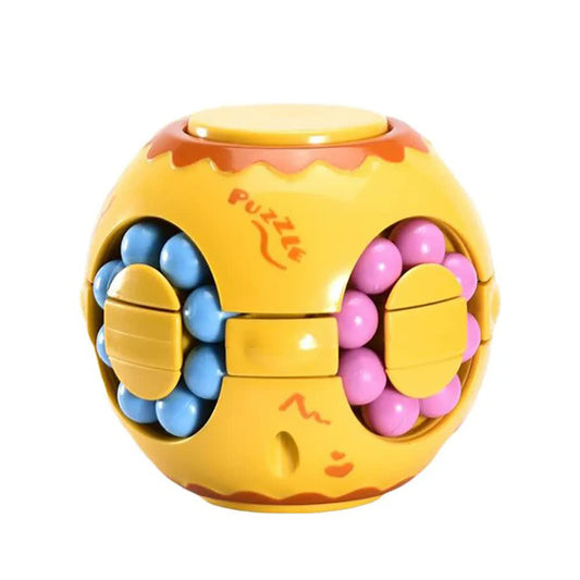 Rotating Prayer Magic Cube Fidget Spinner - Stress Relief Puzzle Toy for Kids & Adults